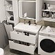 Style Line Мебель для ванной Марелла 80 Люкс Plus антискрейтч подвесная белая матовая – фотография-19
